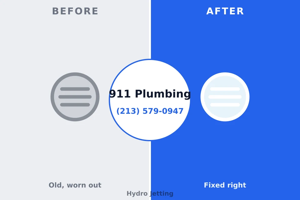 Before and after: plumbing company Agua Fria, NM